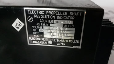 NUNOTANI KEIKI RE-N8 ELECTRIC PROPELLER SHAFT REVOLUTION INDICATOR