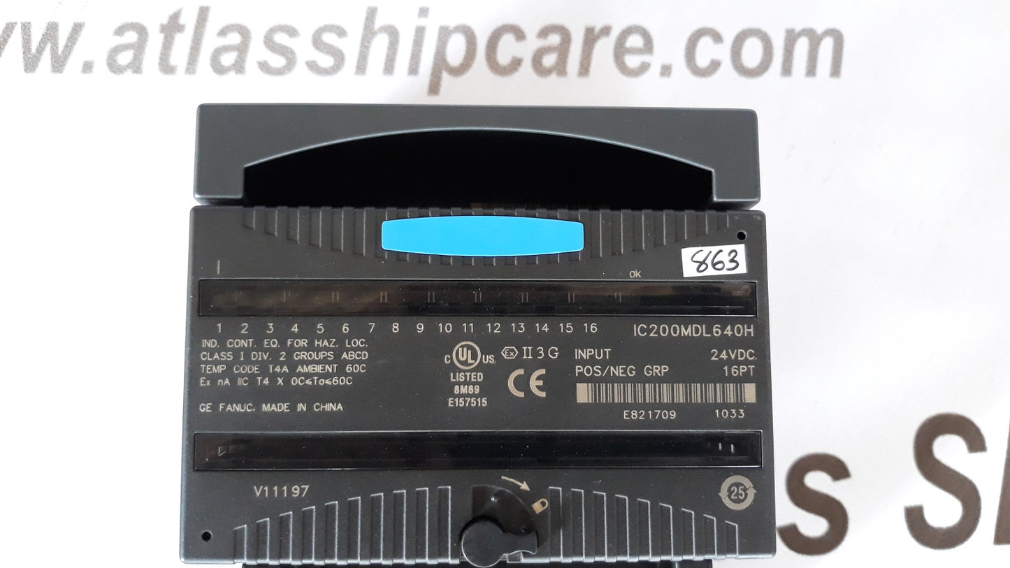 GE FANUC MODULE IC200MDL640H