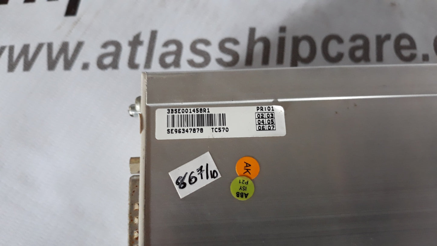 ABB TC570 3BSE001458RI MASTER FIELDBUS CONNECTION MODULE UNIT