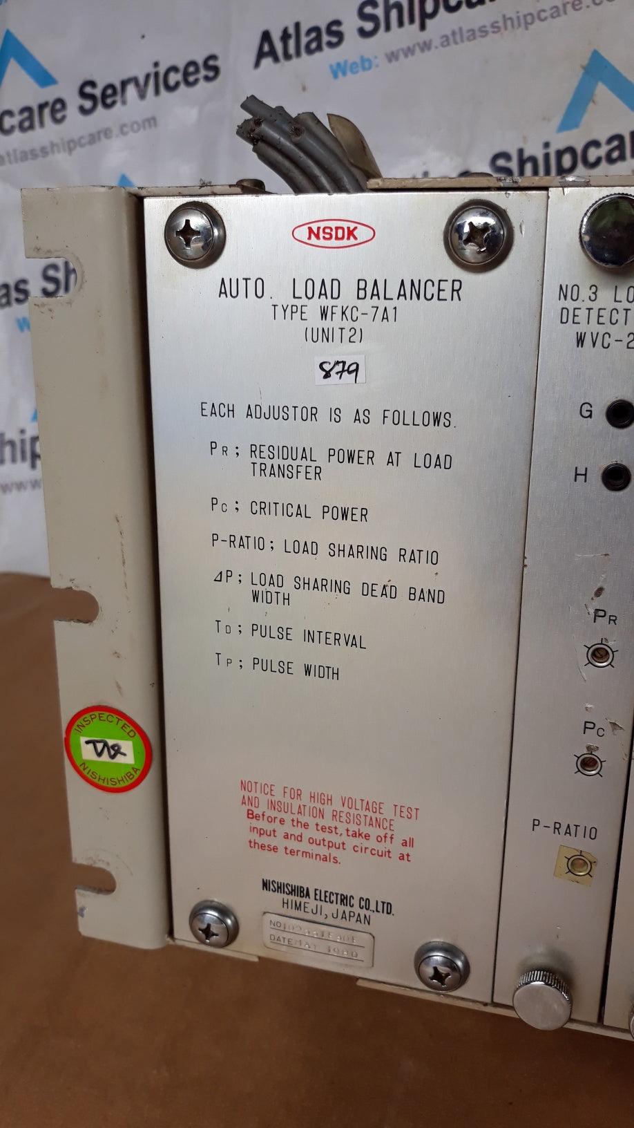 NSDK AUTO LOAD BALANCER NFKC-7A1 PANEL