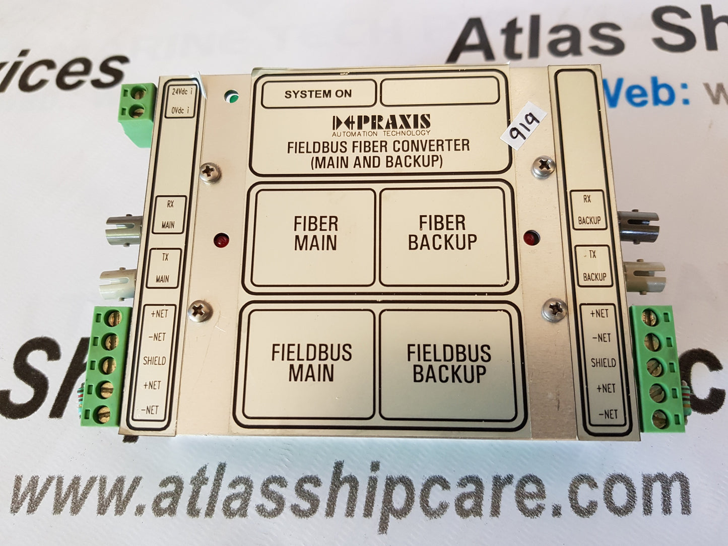 PRAXIS AUTOMATION  FIELDBUS FIBER CONVERTER 98.6.40.701