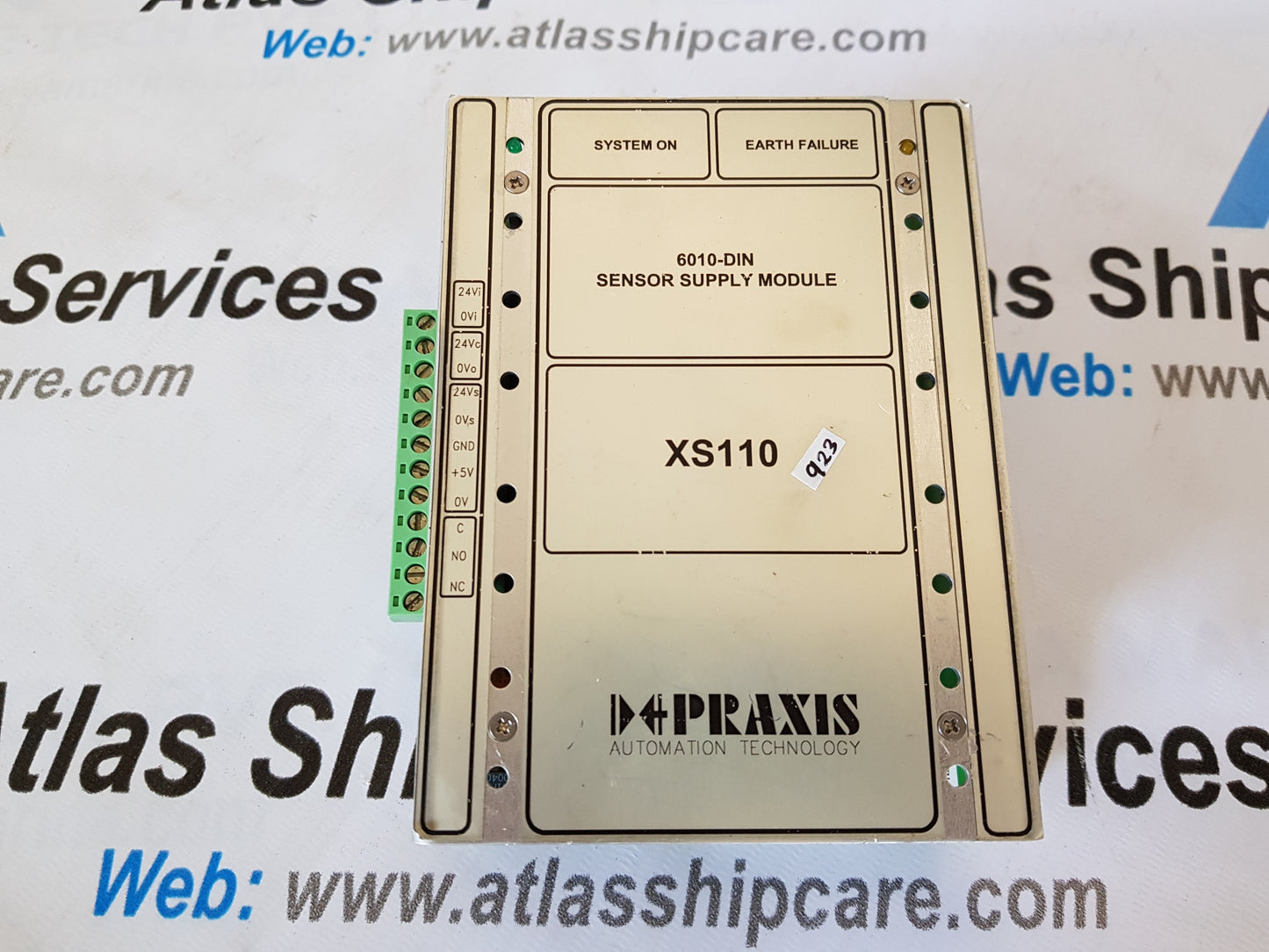 PRAXIS AUTOMATION  XS110 SENSOR SUPPLY MODULE