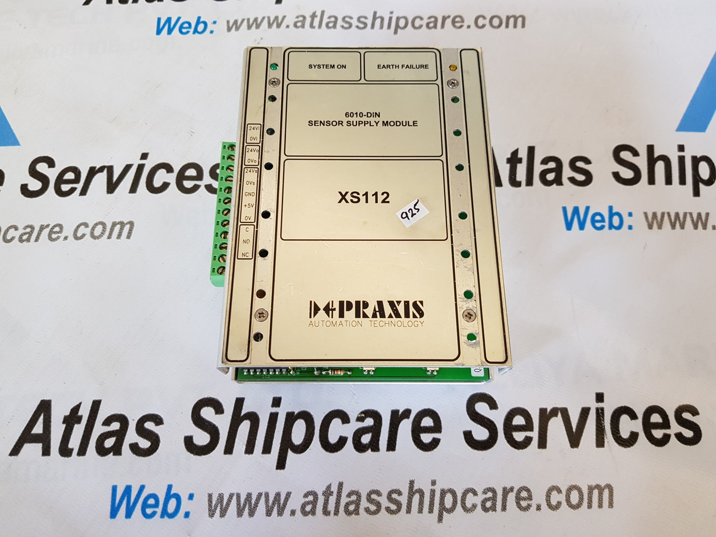 PRAXIS AUTOMATION  XS112 SENSOR SUPPLY MODULE