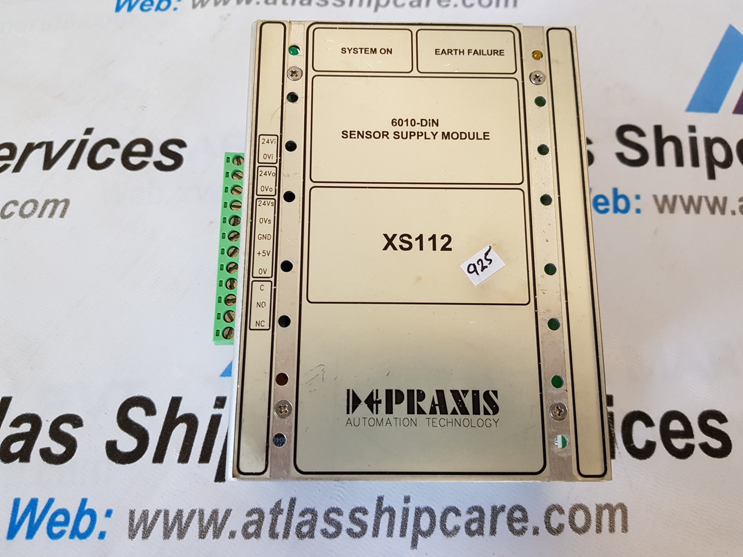 PRAXIS AUTOMATION  XS112 SENSOR SUPPLY MODULE