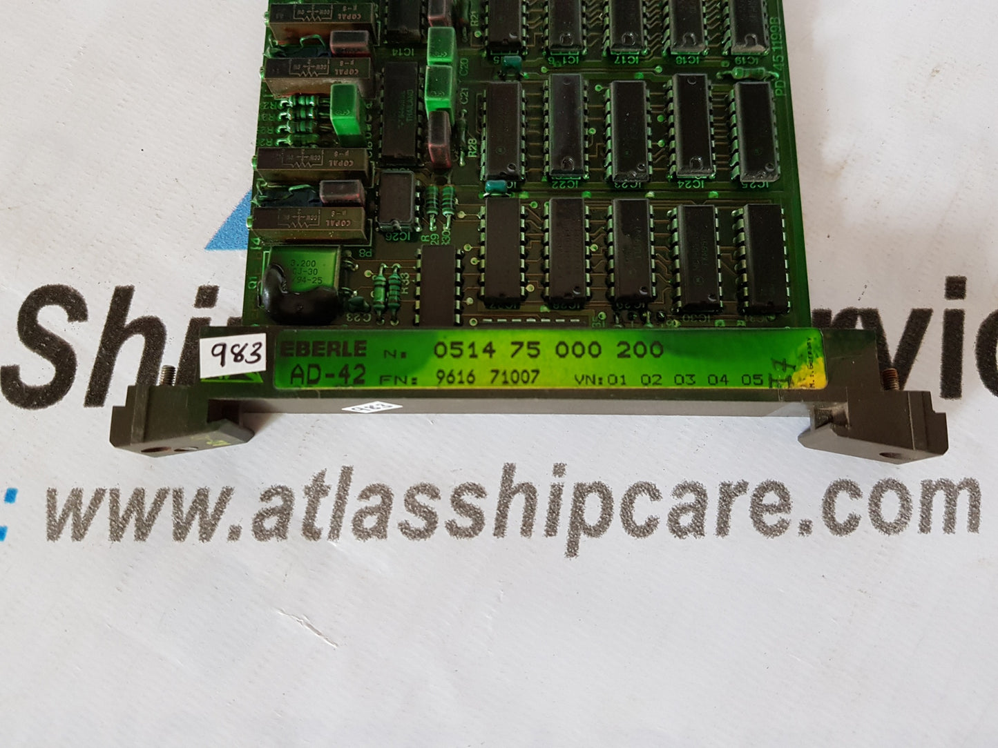 EBERLE AD-42 0514 75 000 200 PCB BOARD