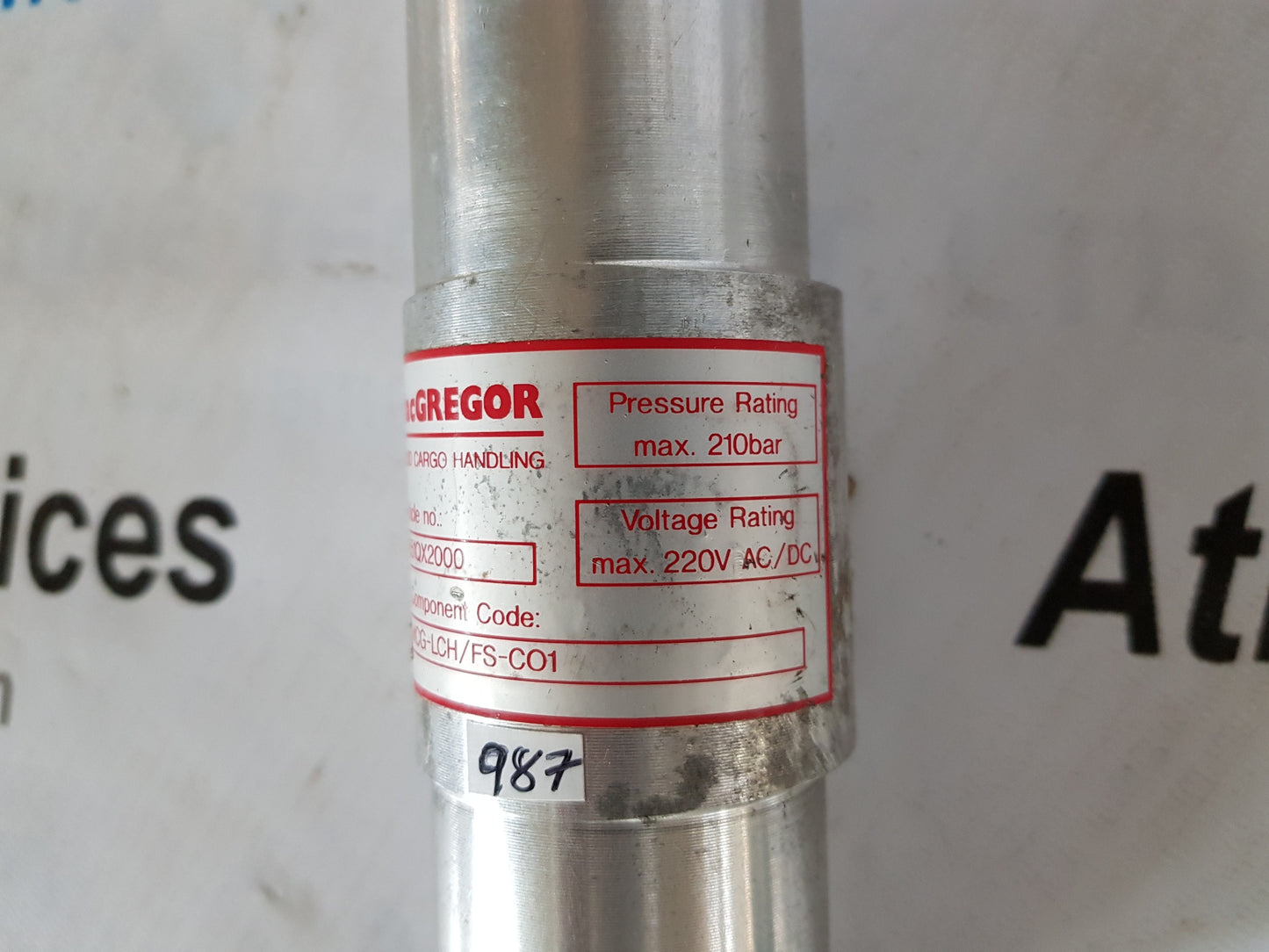 MACGREGOR MCG-LCH/FS-CO1 LIQUID CARGO HANDLING