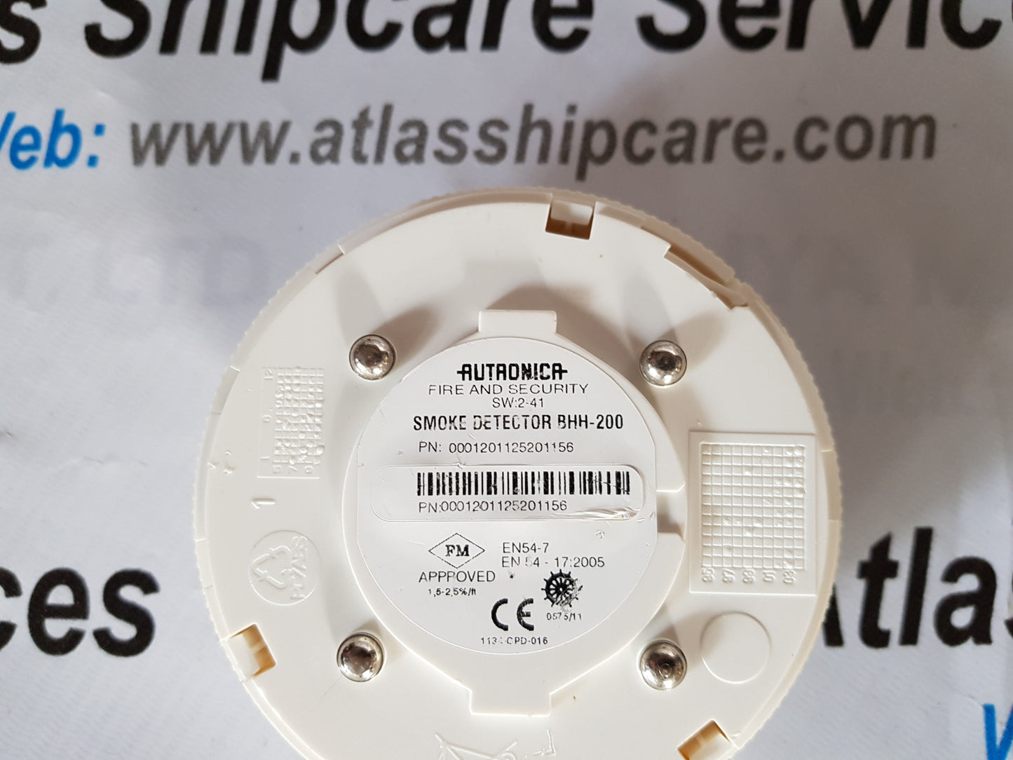 AUTRONICA FIRE AND SECURITY SMOKE DETECTOR BHH-200