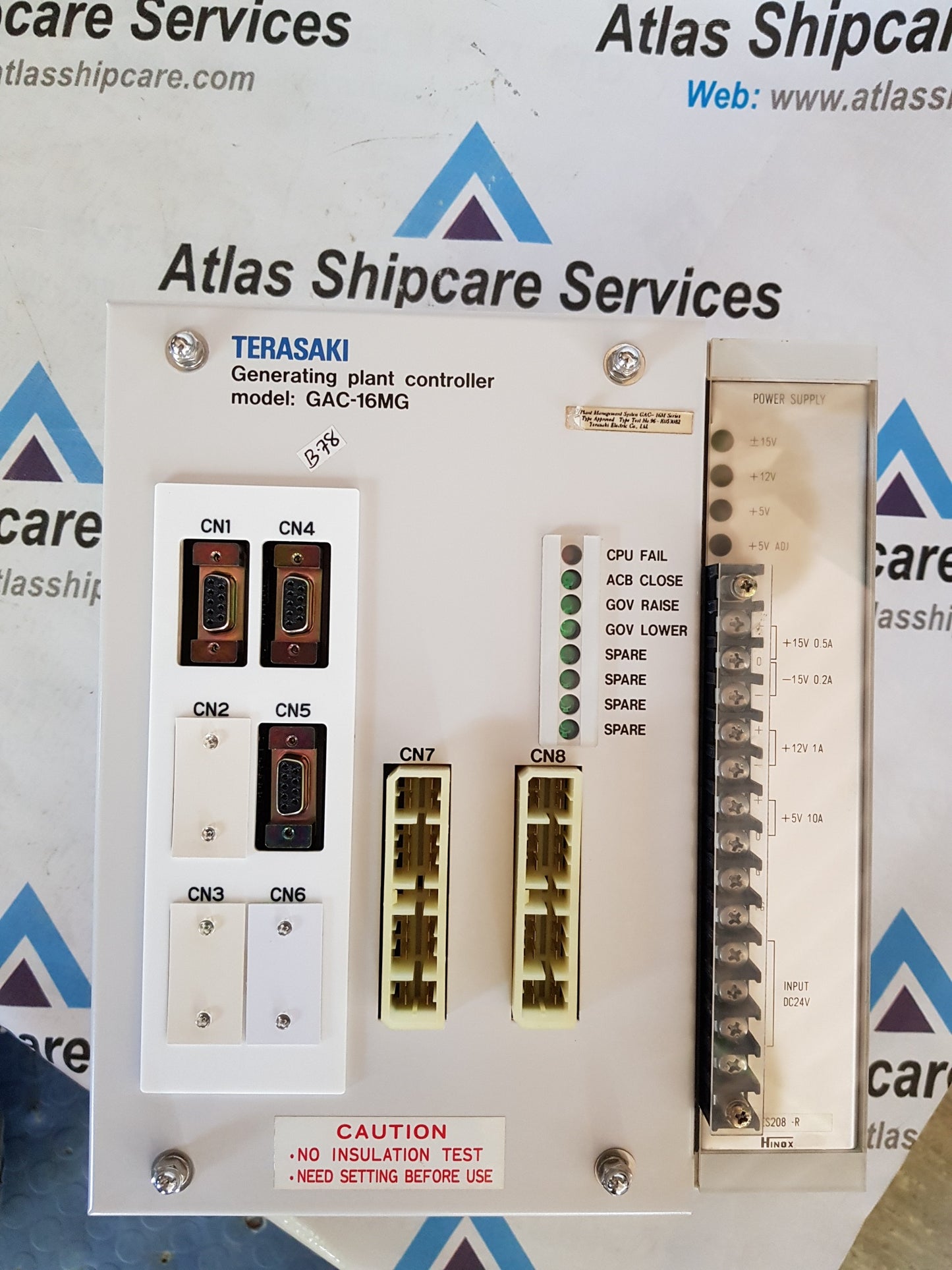 TERASAKI GENERATING PLANT CONTROLLER GAC-16MG