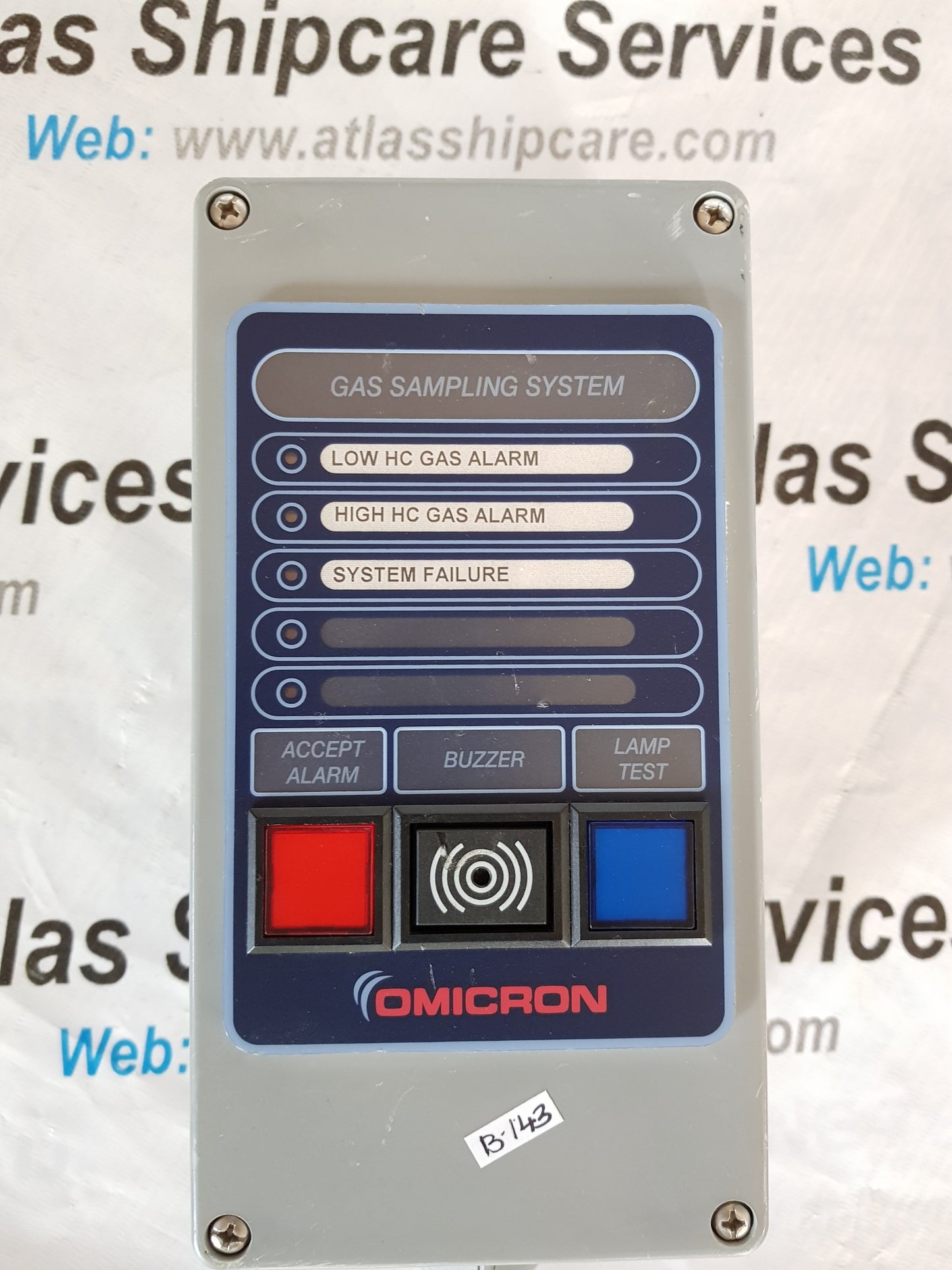 OMICRON GAS SAMPLING SYSTEM PANEL