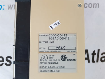 OMRON PLC DC OUTPUT MODULE C500-0D412 3G2A5-0D412