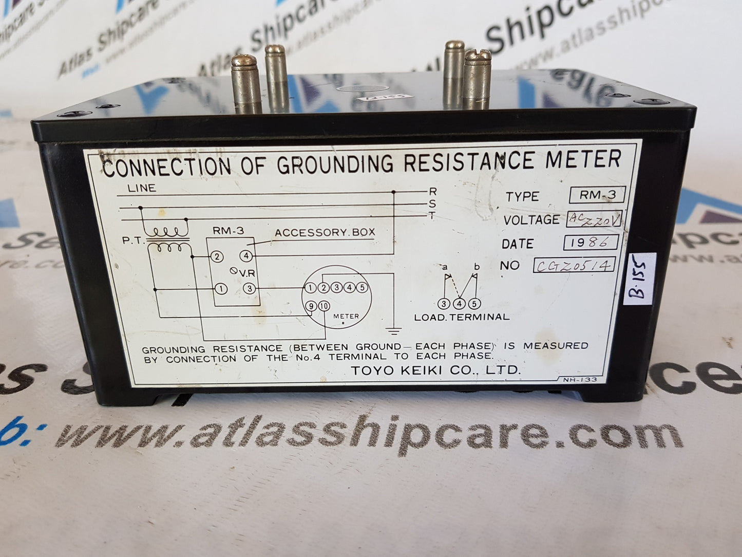 TOYO KEIKI CONNECTION OF GROUND RESISTANCE METER RM3