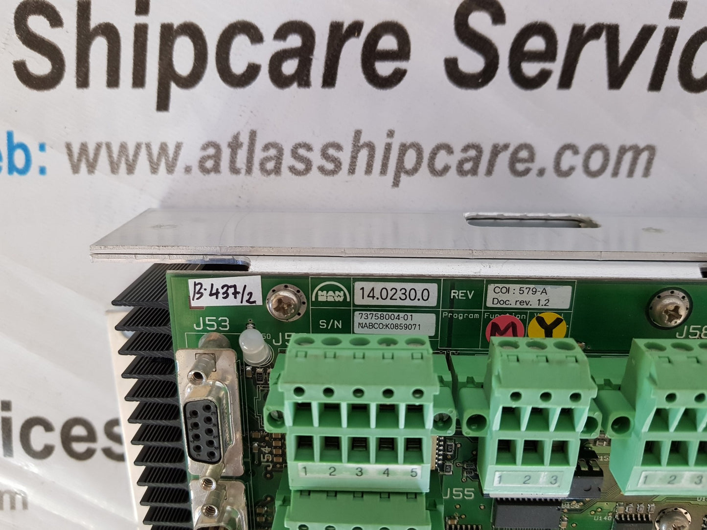 MAN B&W MCU MODUL MBD NR 3157167-5