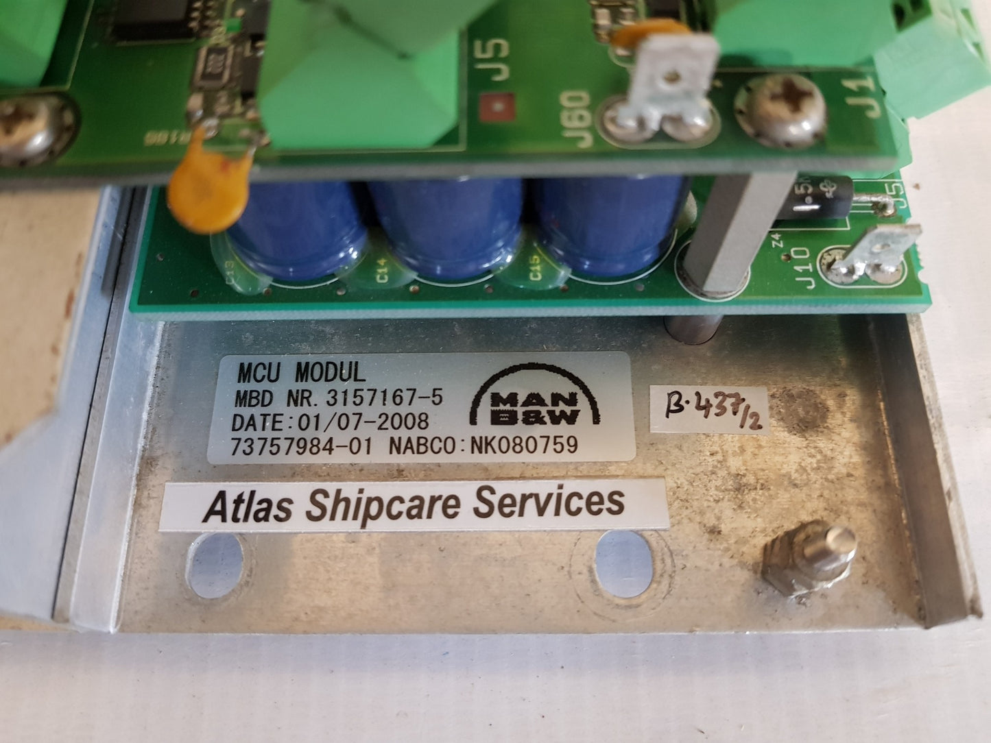 MAN B&W MCU MODUL MBD NR 3157167-5