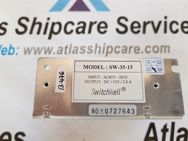 SWITCHWELL POWER SUPPLY SW-35-15