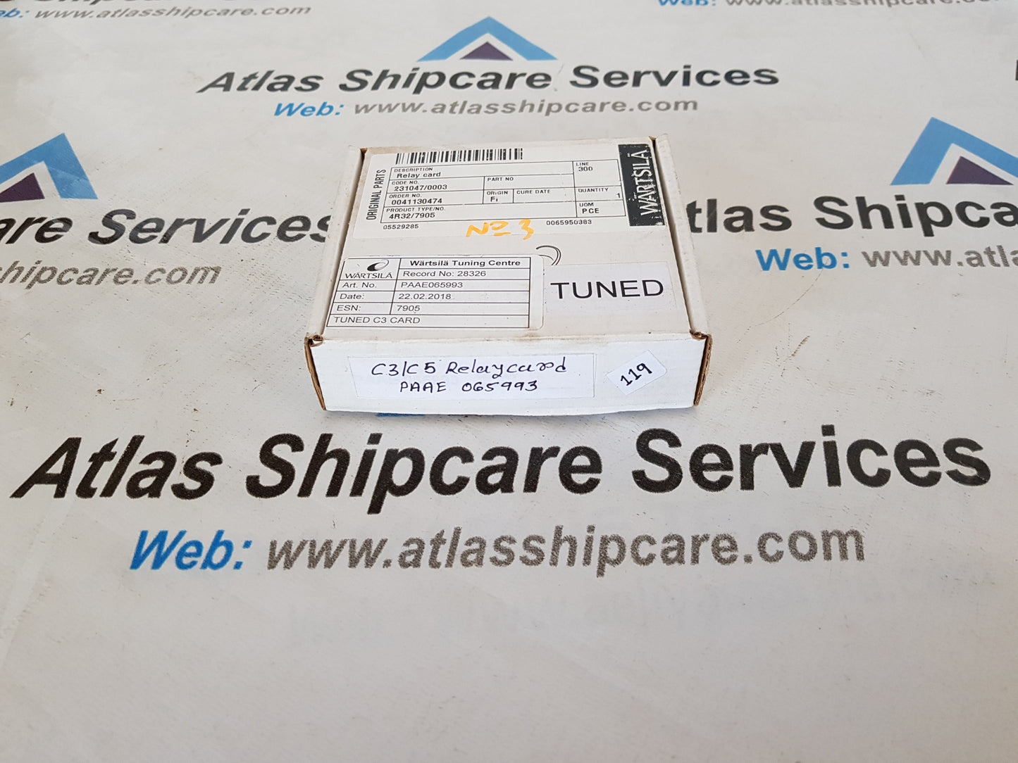 WARTSILA C3/C5 RELAY CARD PAAE065993
