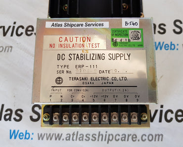 TERASAKI DC STABILIZING SUPPLY ERP-111