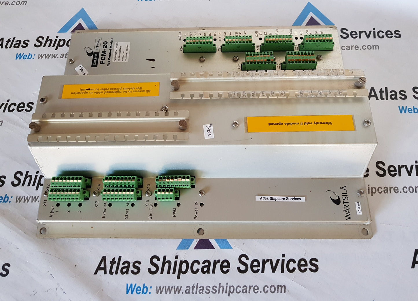 WARTSILA SULZER RT-FLEX FCM-20 FLEX CONTROL MODULE