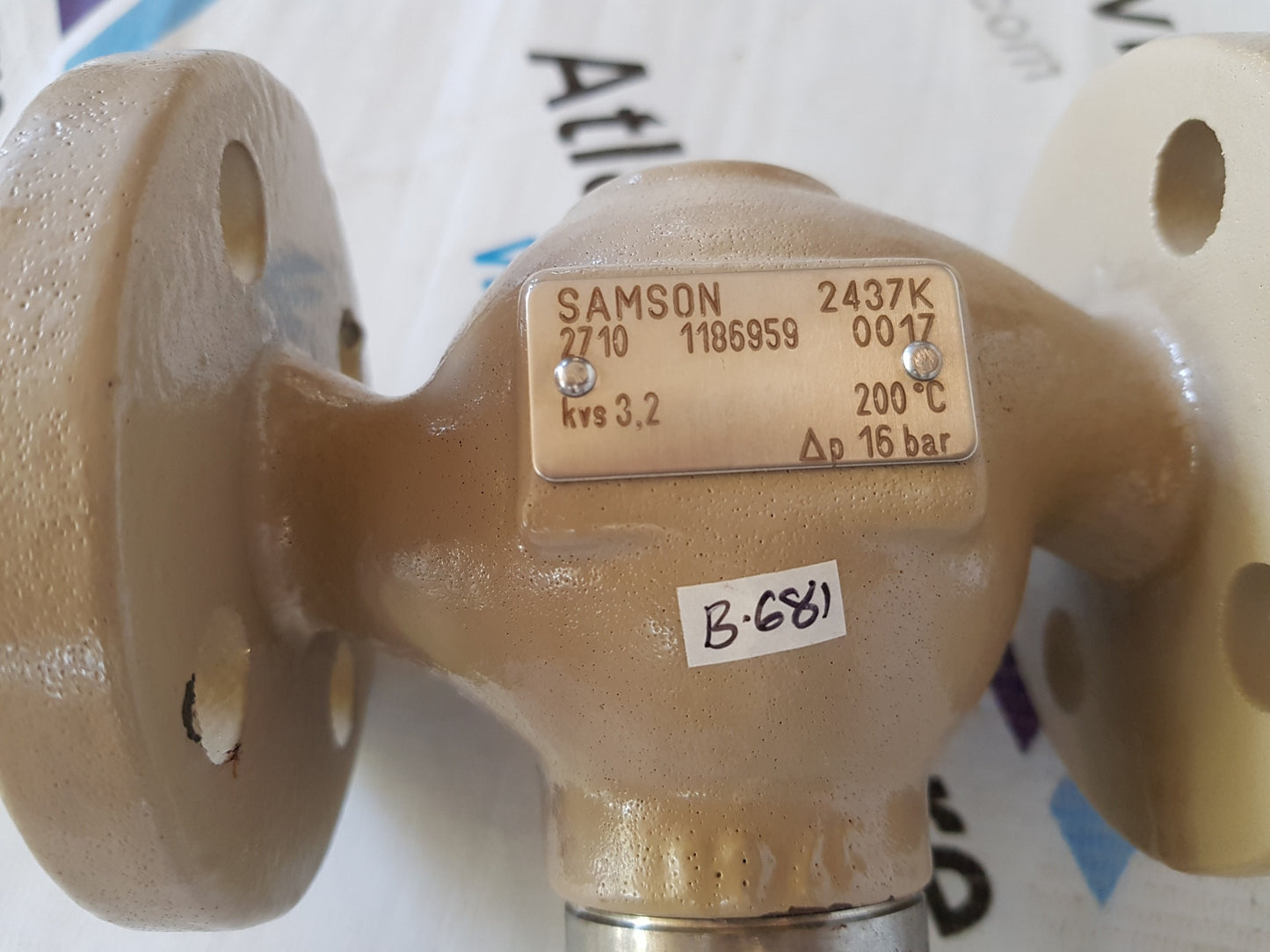 SAMSON STELLVENTIL CONTROL VALVE 2437K