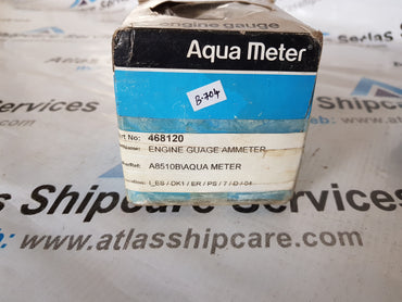 AQUA METER ENGINE GUAGE AMMETER P/N 468120