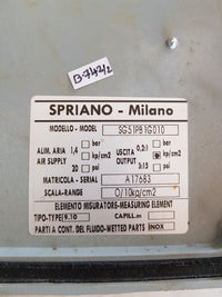 SPRIANO PNEUMATIC INDICATING SG 51 RECEIVER CONTROLLER