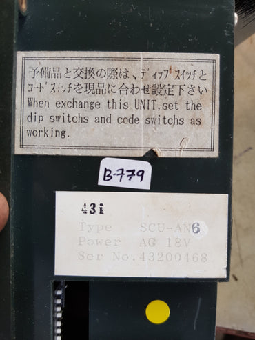 JRCS SCU-AN6 STARTER CONTROL UNIT