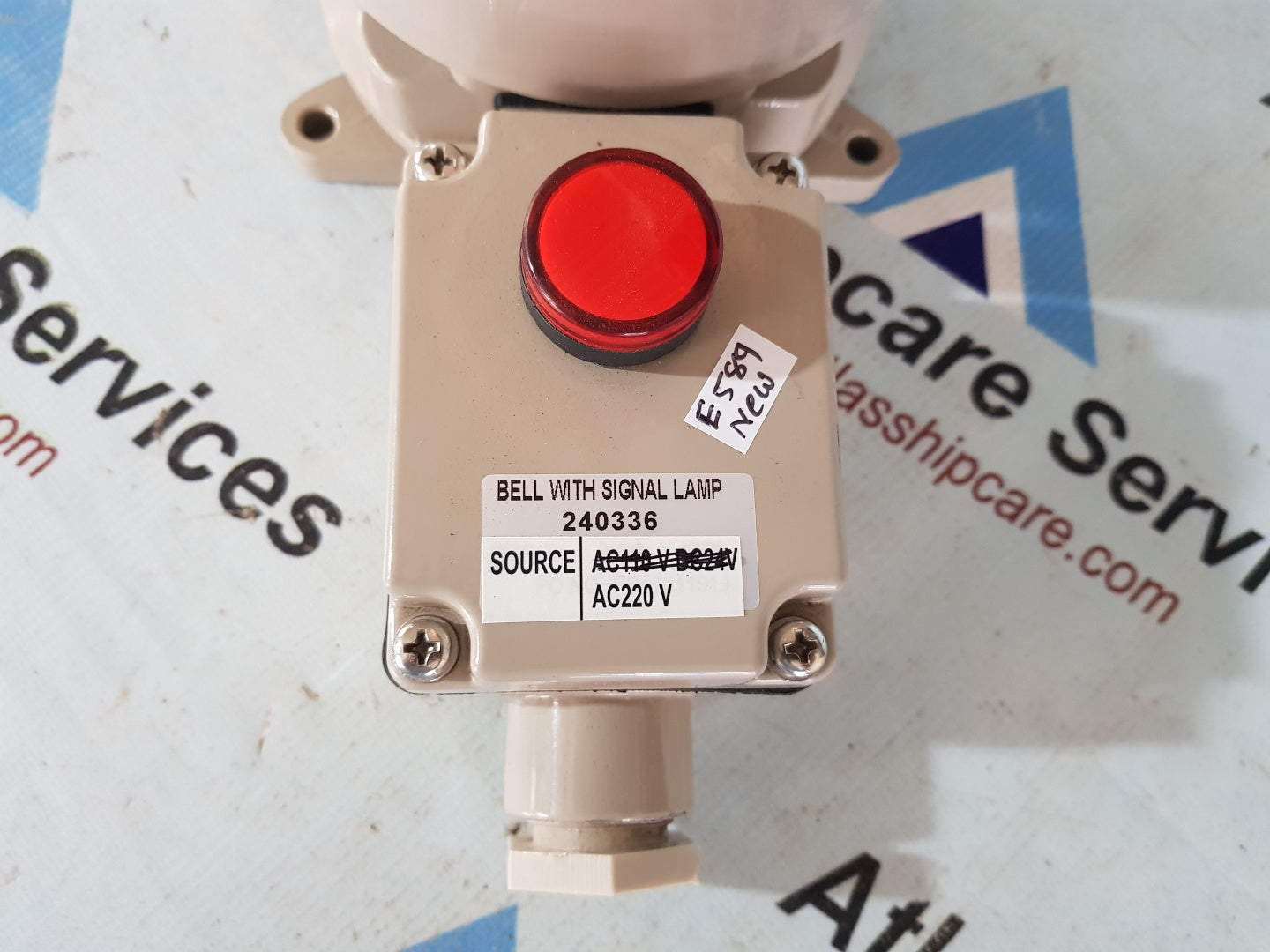 240336 Bell With Signal Lamp 220Vac