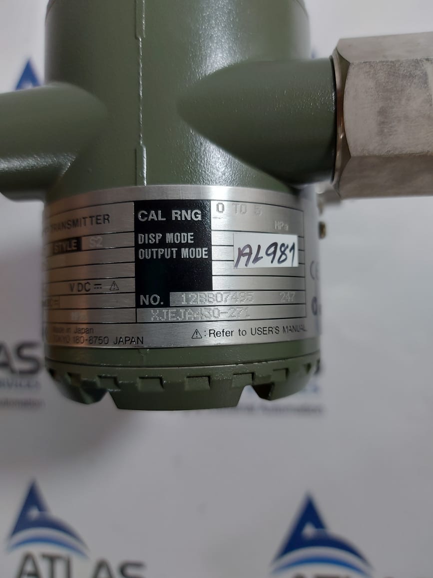 YOKOGAWA EJA430 PRESSURE TRANSMITTER EJA430-DBS2B-20NZ/Z