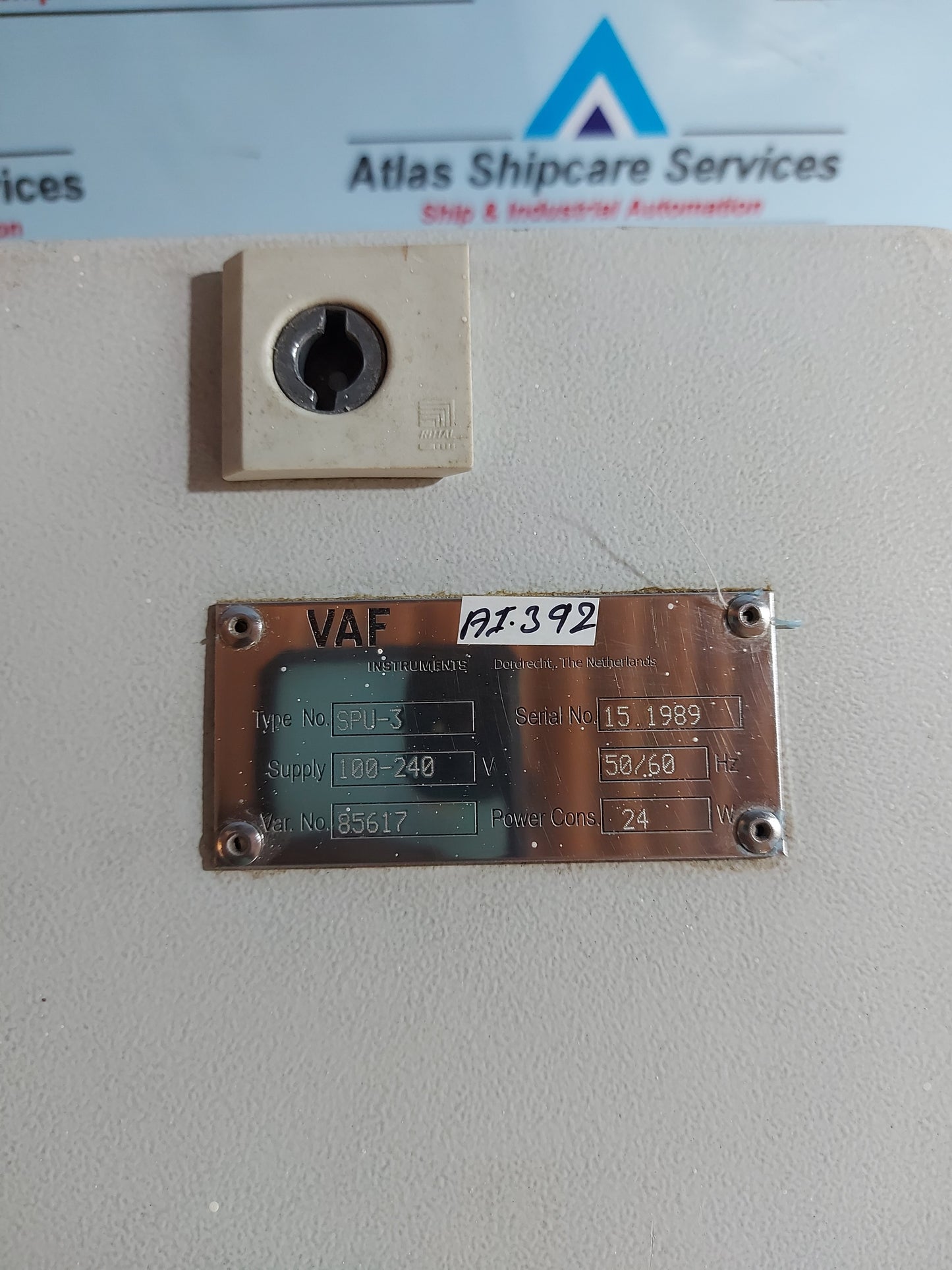 VAF INSTRUMENTS SPU-3 TORQUE MEASURING SYSTEM