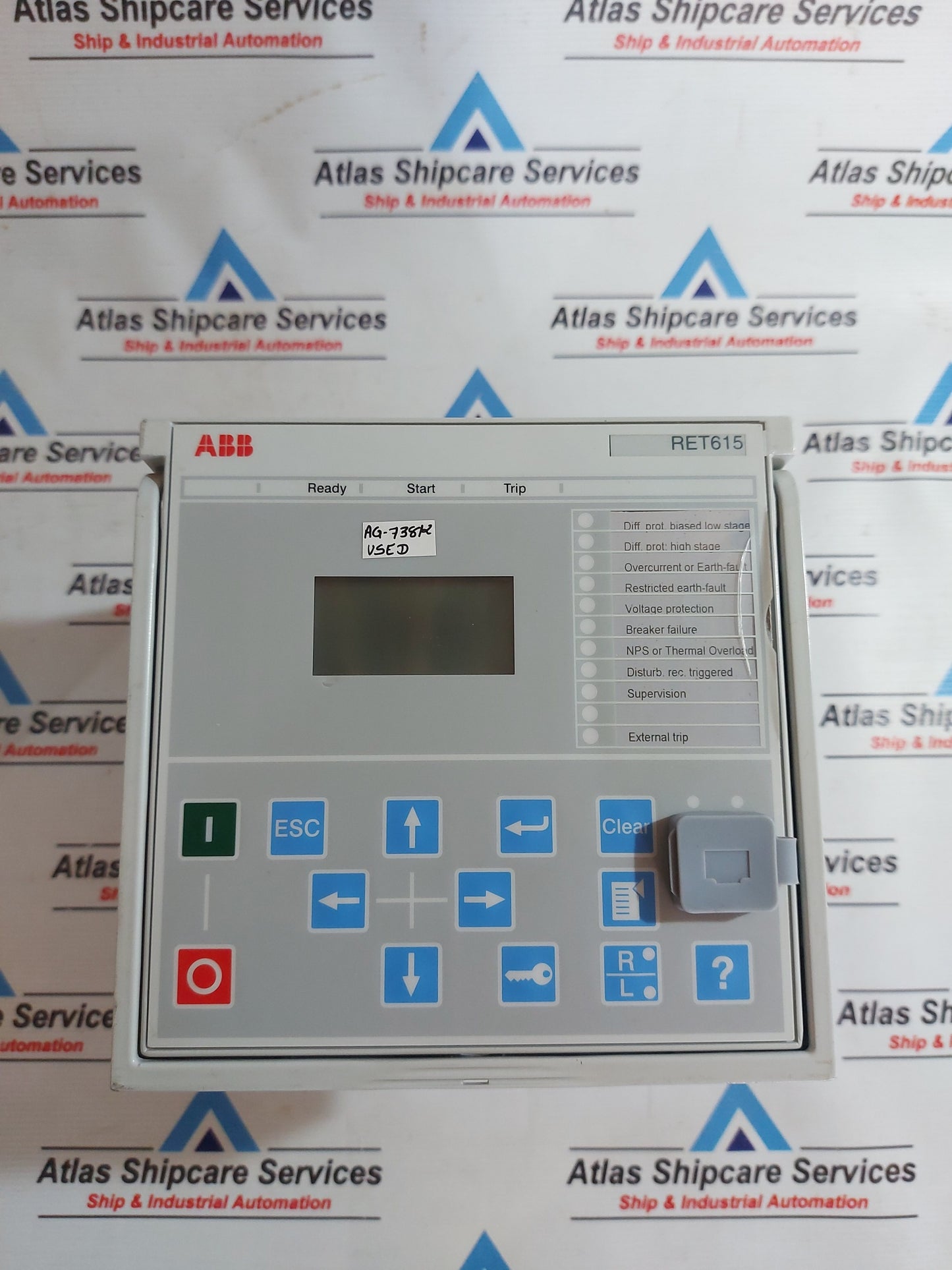 ABB RET615 TRANSFORMER PROTECTION AND CONTROL RELAY AG738