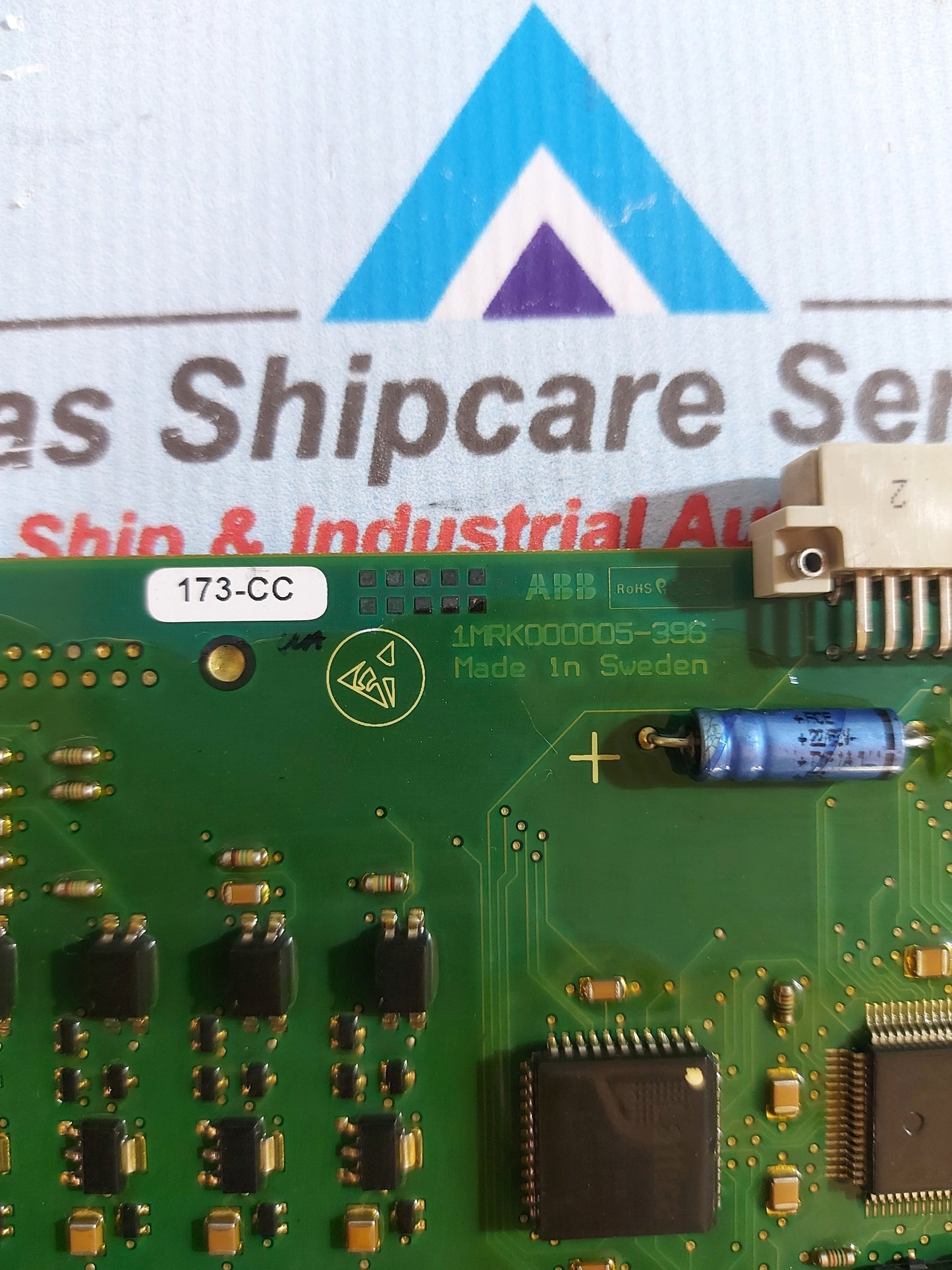 ABB 1MRK000005-396 1MRK000173-CCr00 CONTROL BOARD