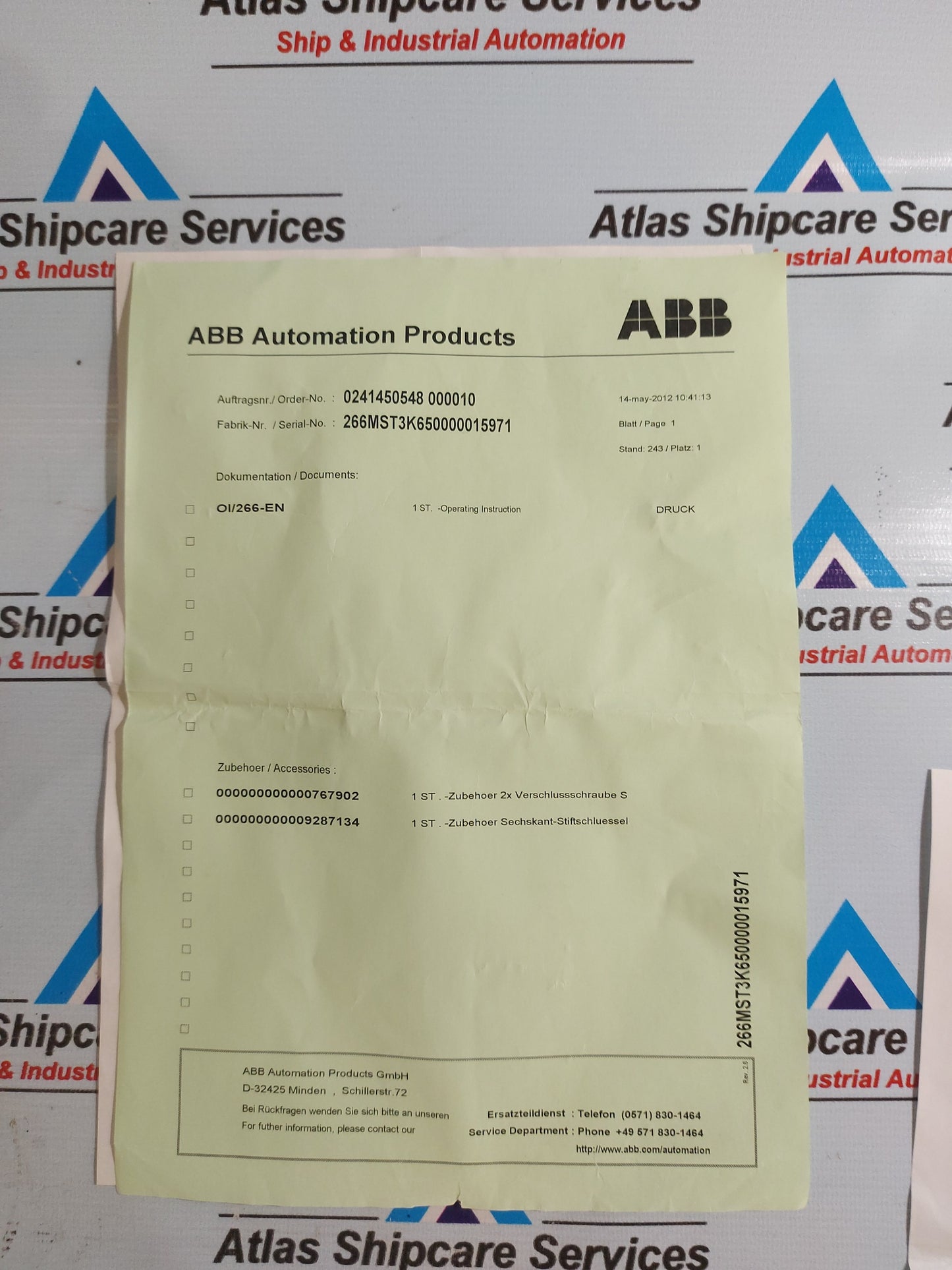 ABB 2600T DIFFERENTIAL PRESSURE TRANSMITTER