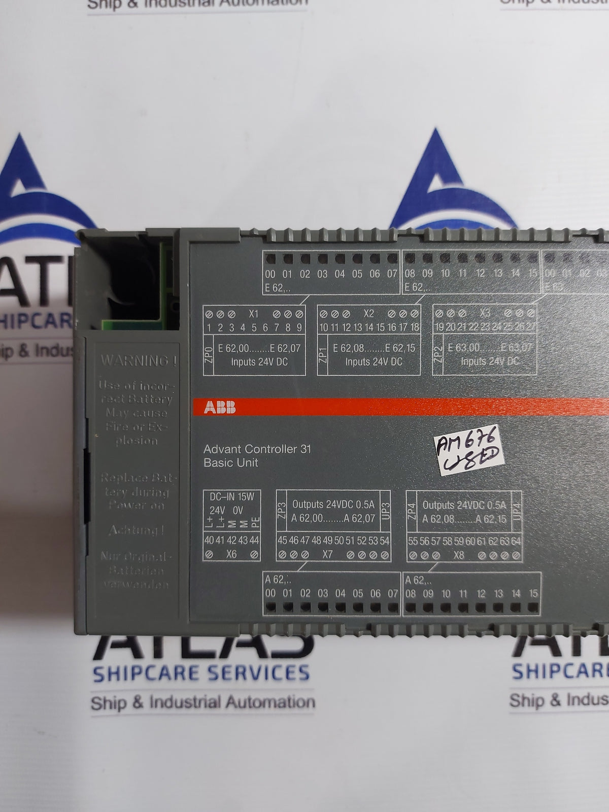ABB ADVANT CONTROLLER 07KT96E PLC MODULE GJR5252900R0200