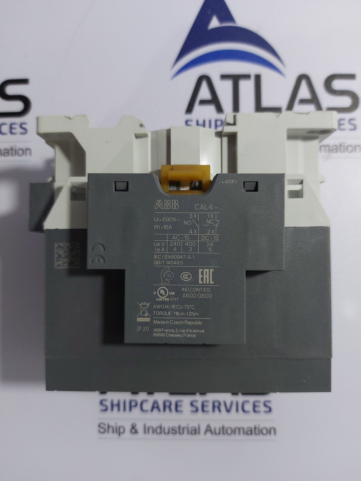 ABB AF65-30-00-11 CONTACTOR RELAY 690V 105A