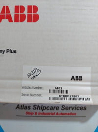 ABB AI03 8 CHANNEL INDIVIDUALLY ISOLATED RTD INPUT MODULE