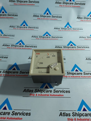 ABB ANALOG PANEL VOLTMETER 600V