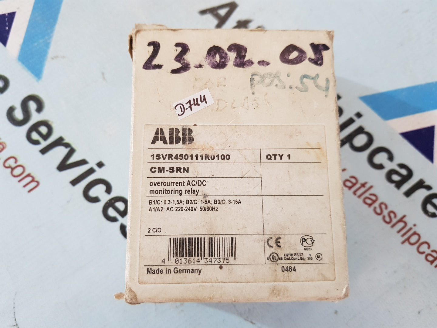 ABB CM-SRN OVERCURRENT AC/DC MONITORING RELAY