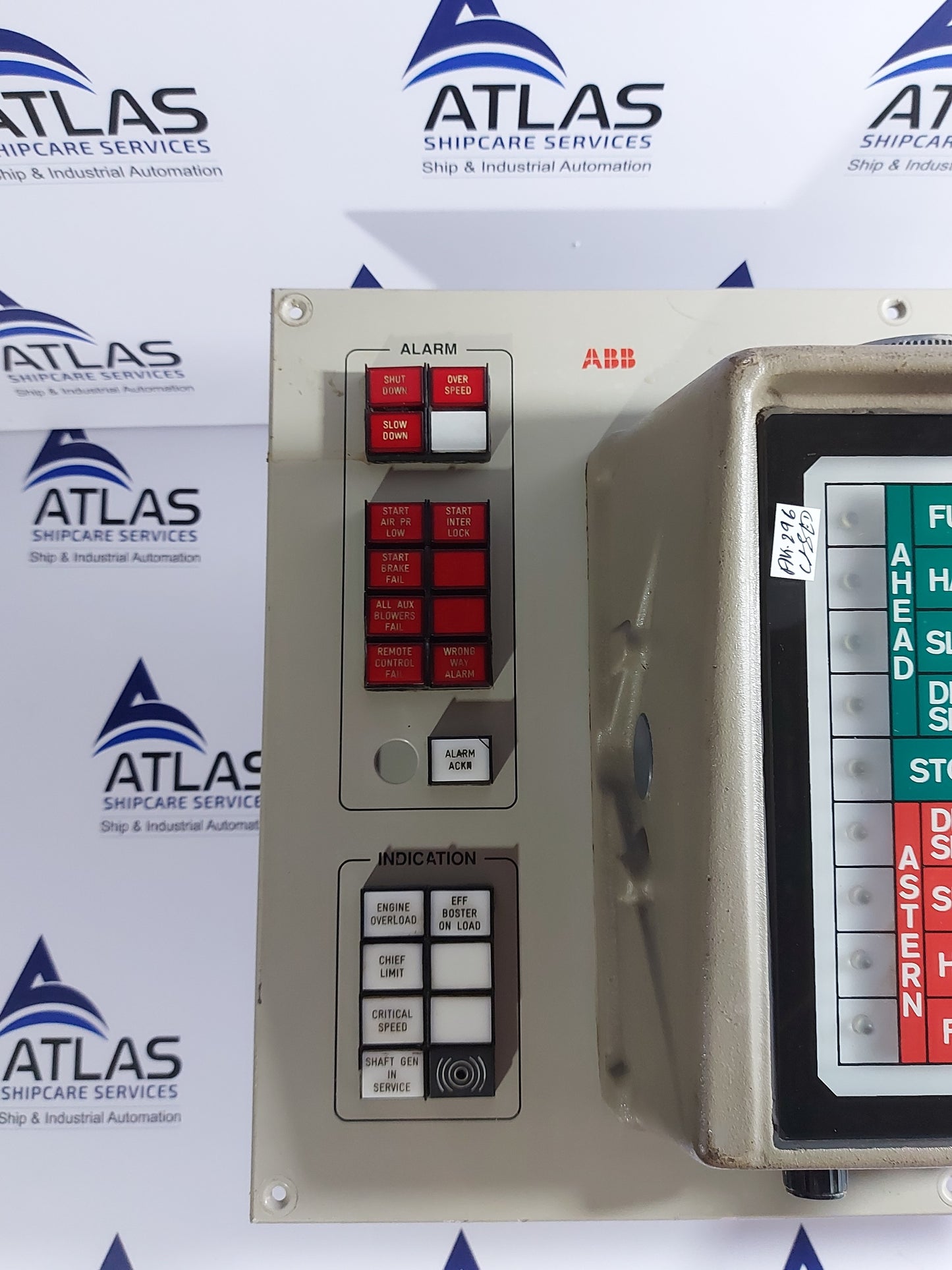 ABB DSHP 162B L 3985.1014 CONTROLLER PANEL
