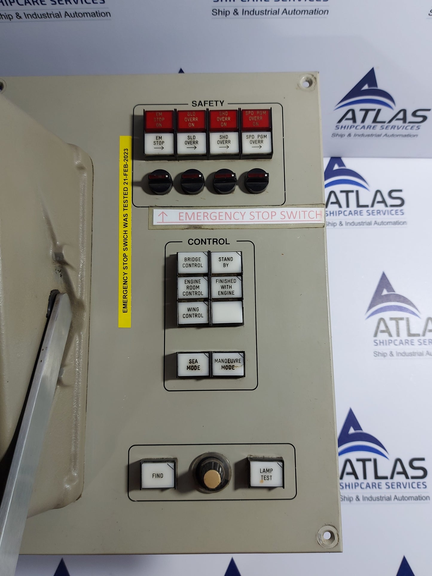 ABB DSHP 162B L 3985.1014 CONTROLLER PANEL
