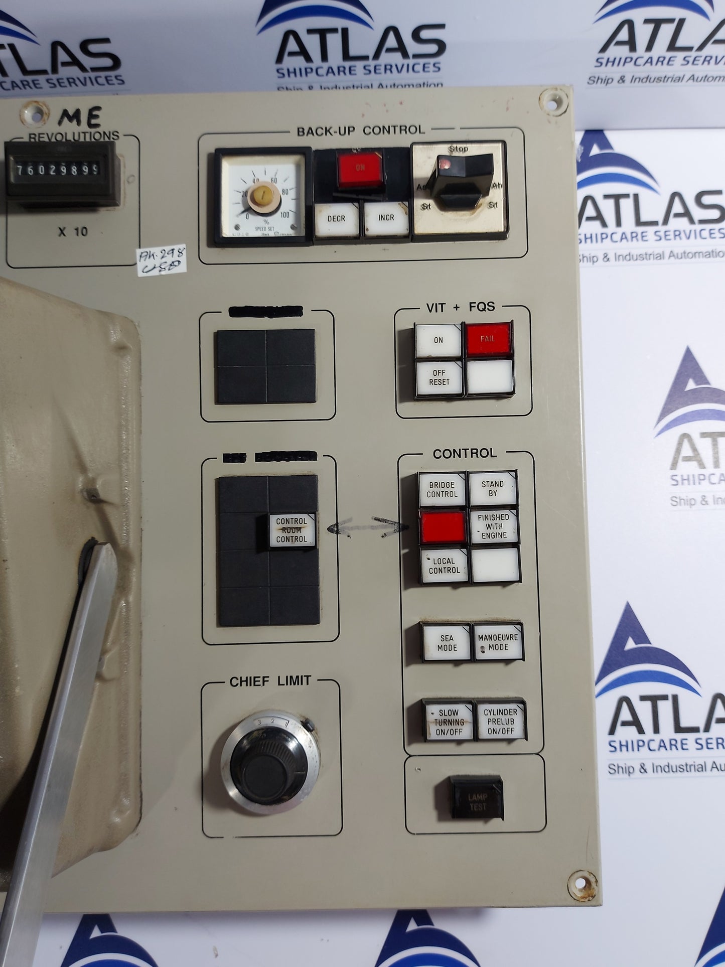 ABB DSHP 162C L 3985.1014 CONTROLLER PANEL