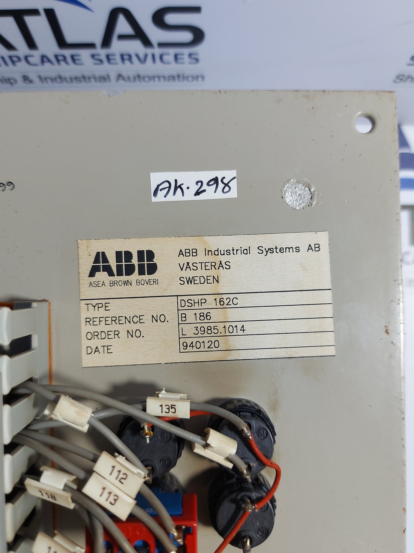 ABB DSHP 162C L 3985.1014 CONTROLLER PANEL
