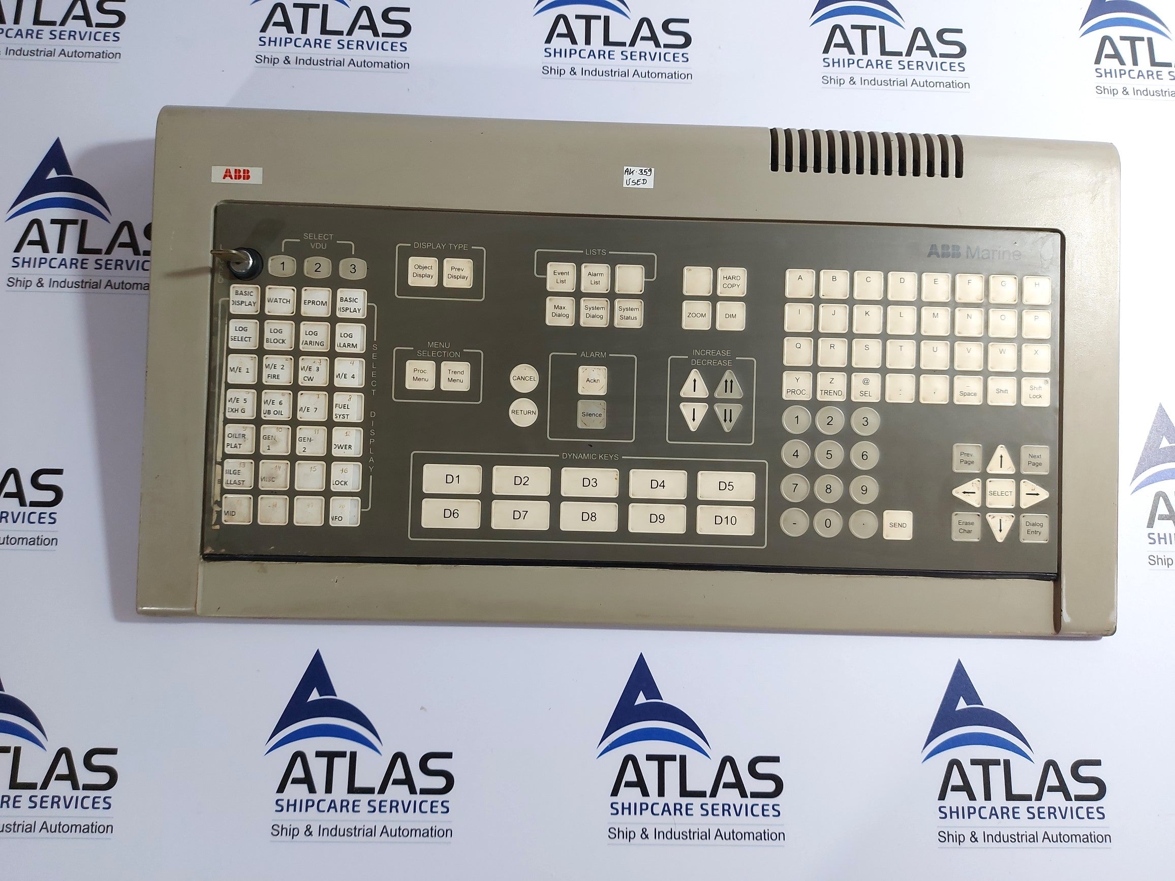 ABB DSIH 75VF OPERATOR'S KEYBOARD – Atlas Shipcare Services