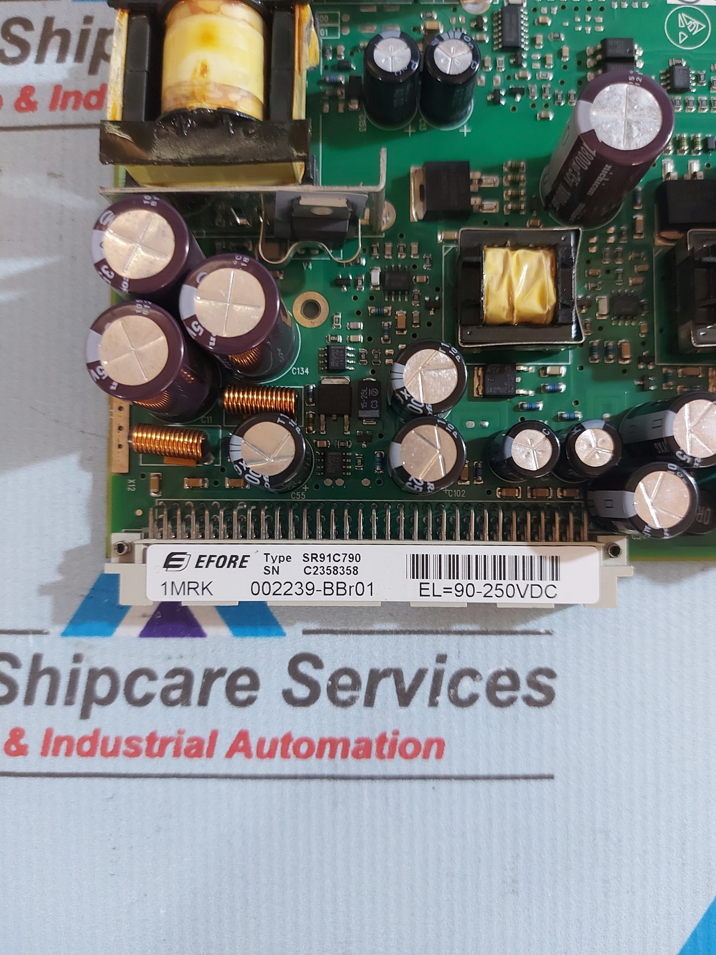 ABB EFORE 1MRK002239-BBr01 POWER SUPPLY BOARD SR91C790