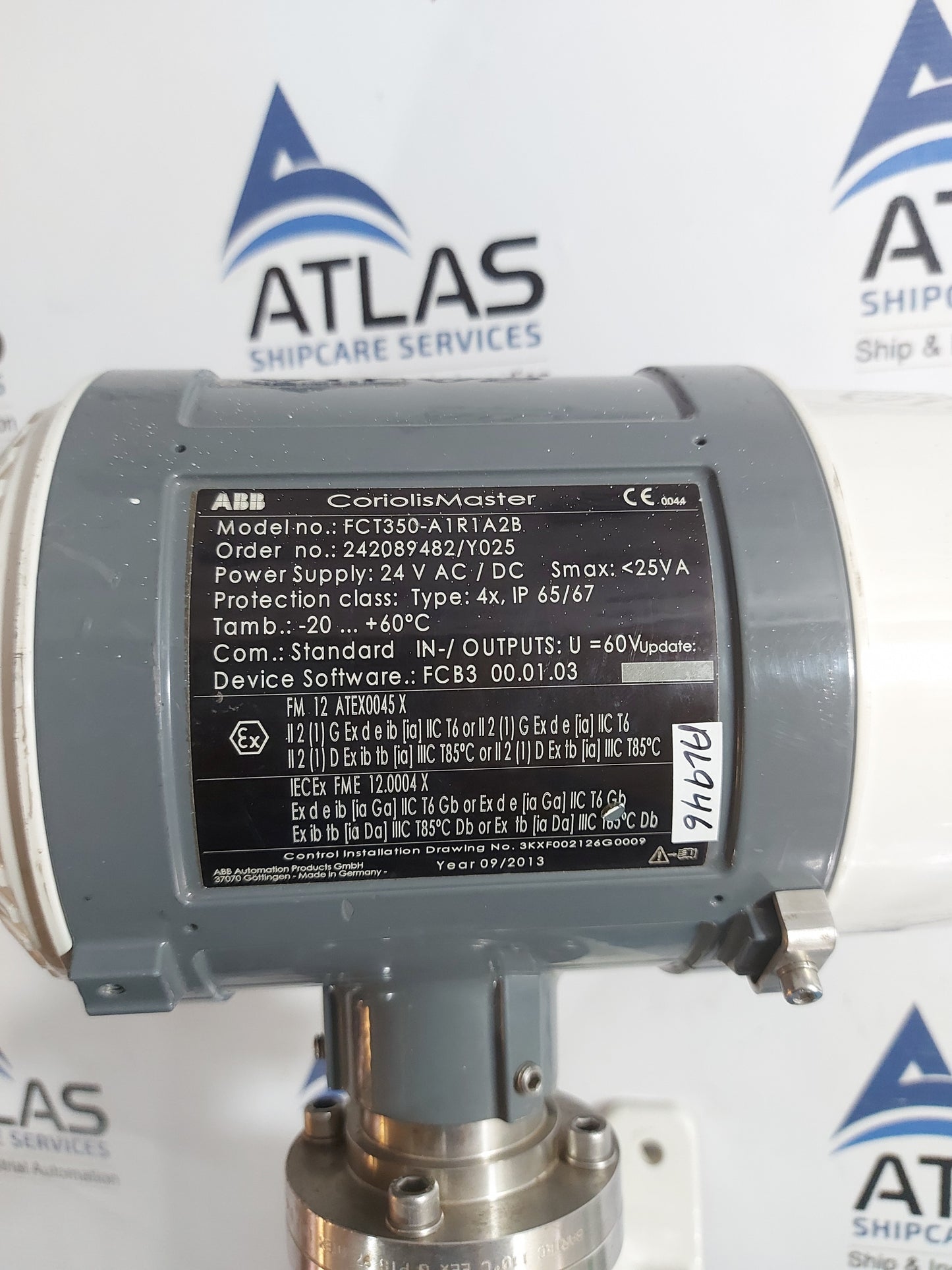 ABB FCT1350-A1R1A23 CORIOLISMASTER FLOWMETER TRANSMITER 24V AC/DC