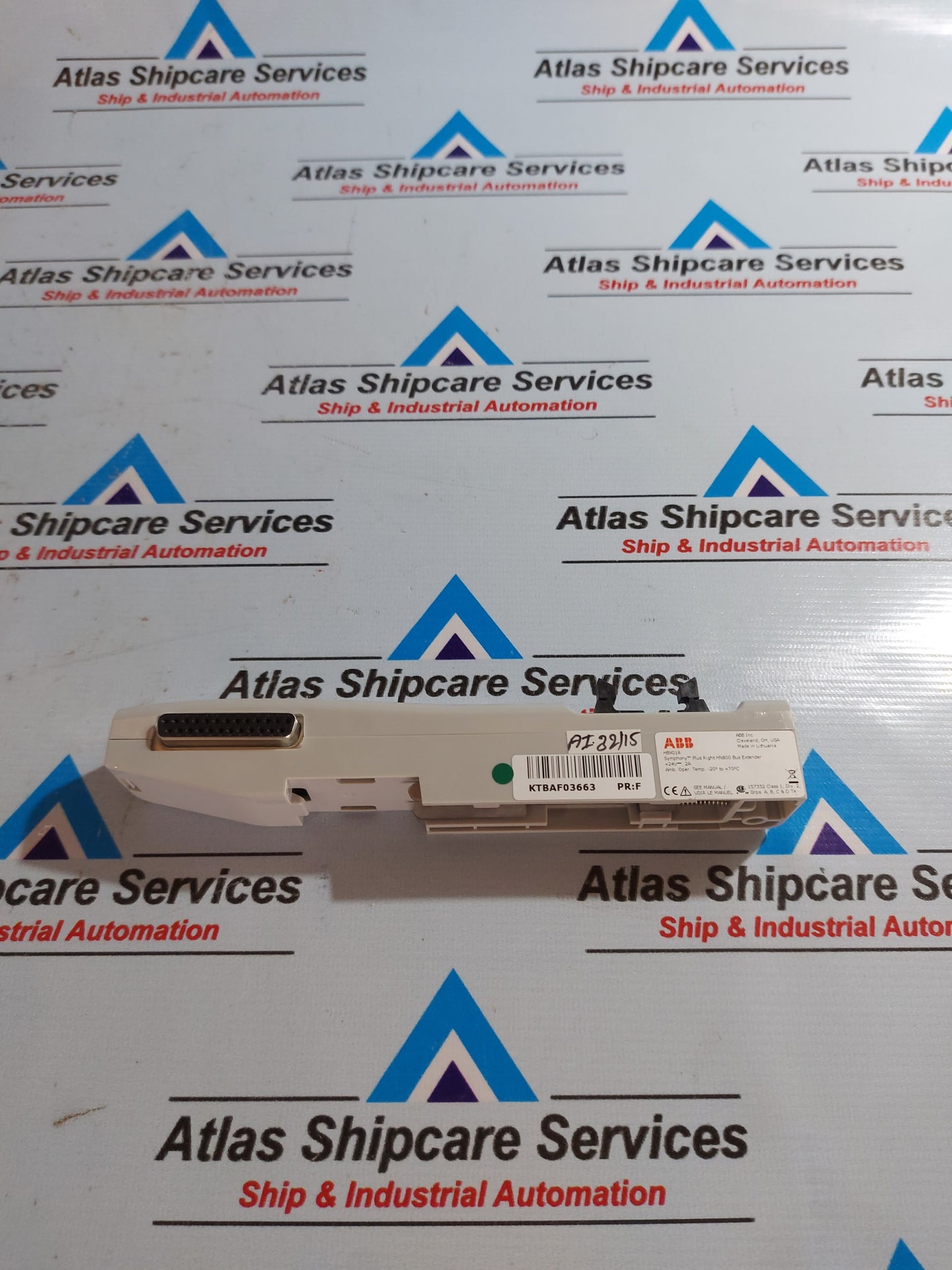 ABB HBX01R HORIZONTAL RIGHT BUS EXTENTER REV