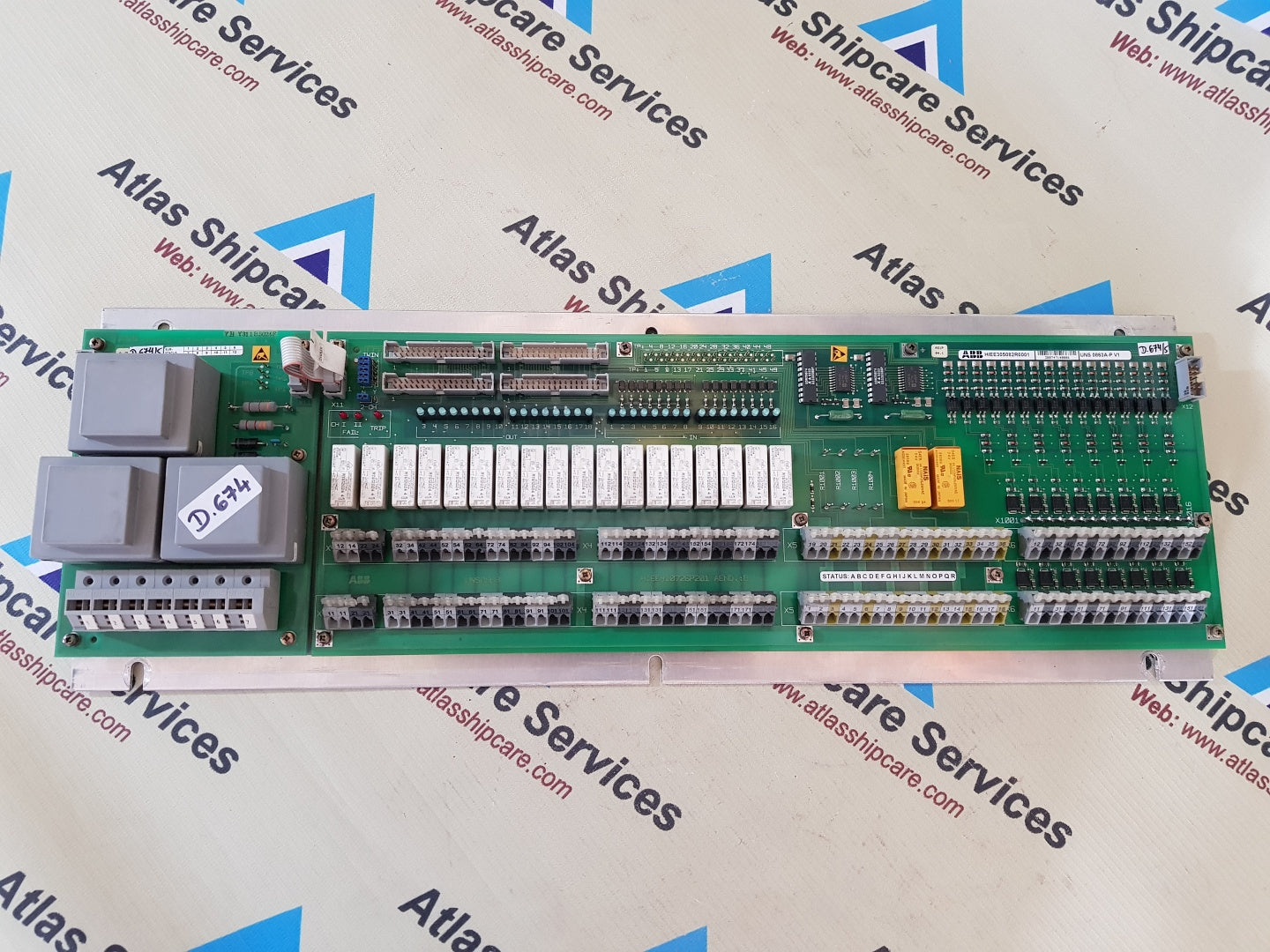 ABB HIEE305082R0001 UNS 0863A-P V1 CONTROL BOARD