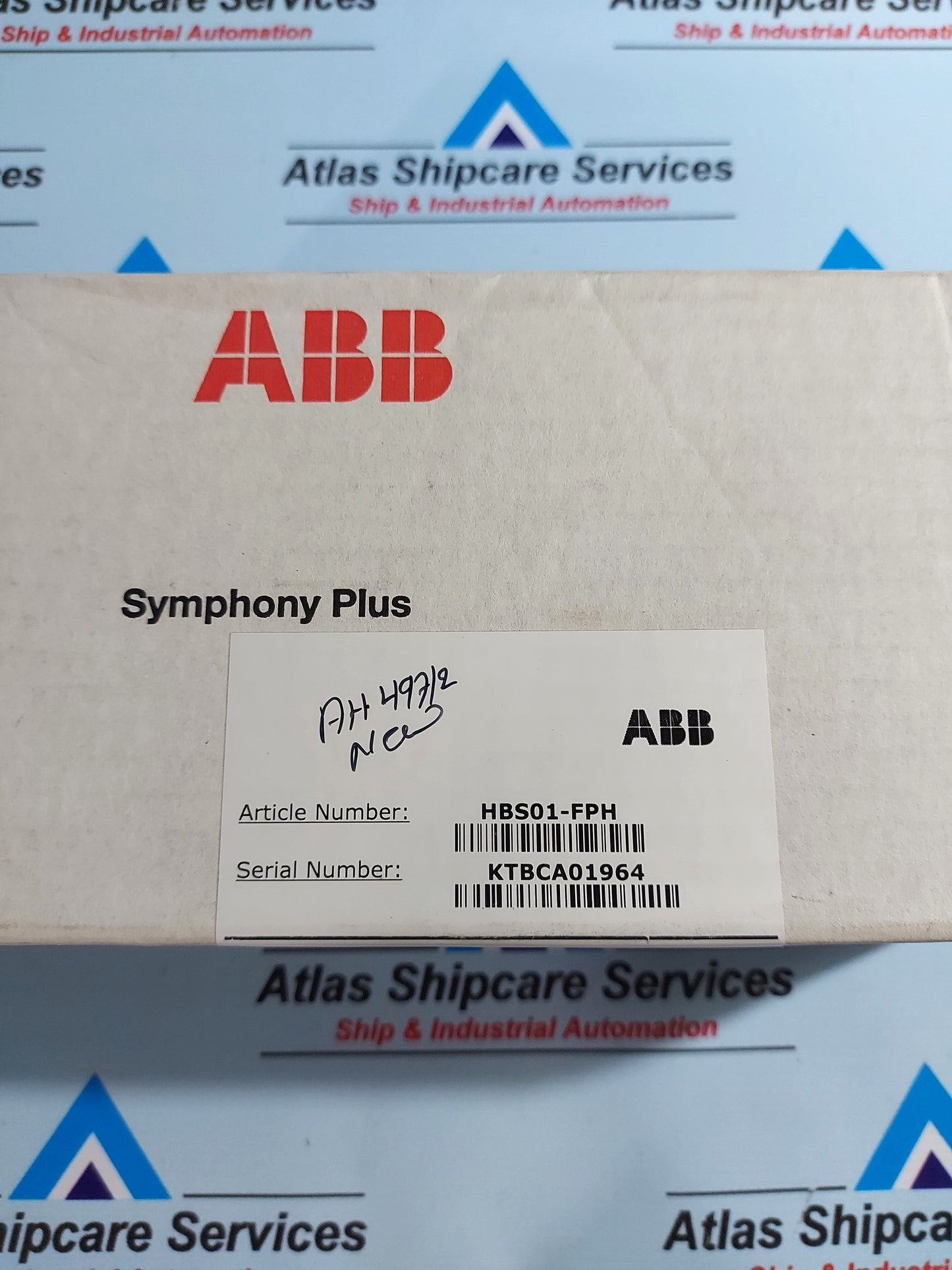 ABB HSB01-FPH HORIZONTAL ROW MOUNT BASE FOR SINGLE MODULE