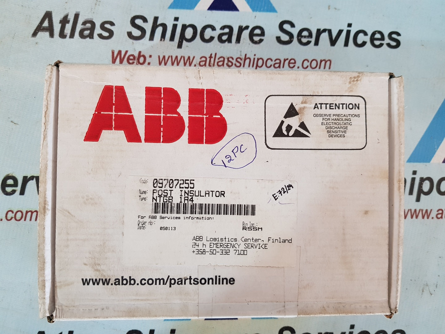 ABB  NTGB 1A4 POST INSULATOR 09707255