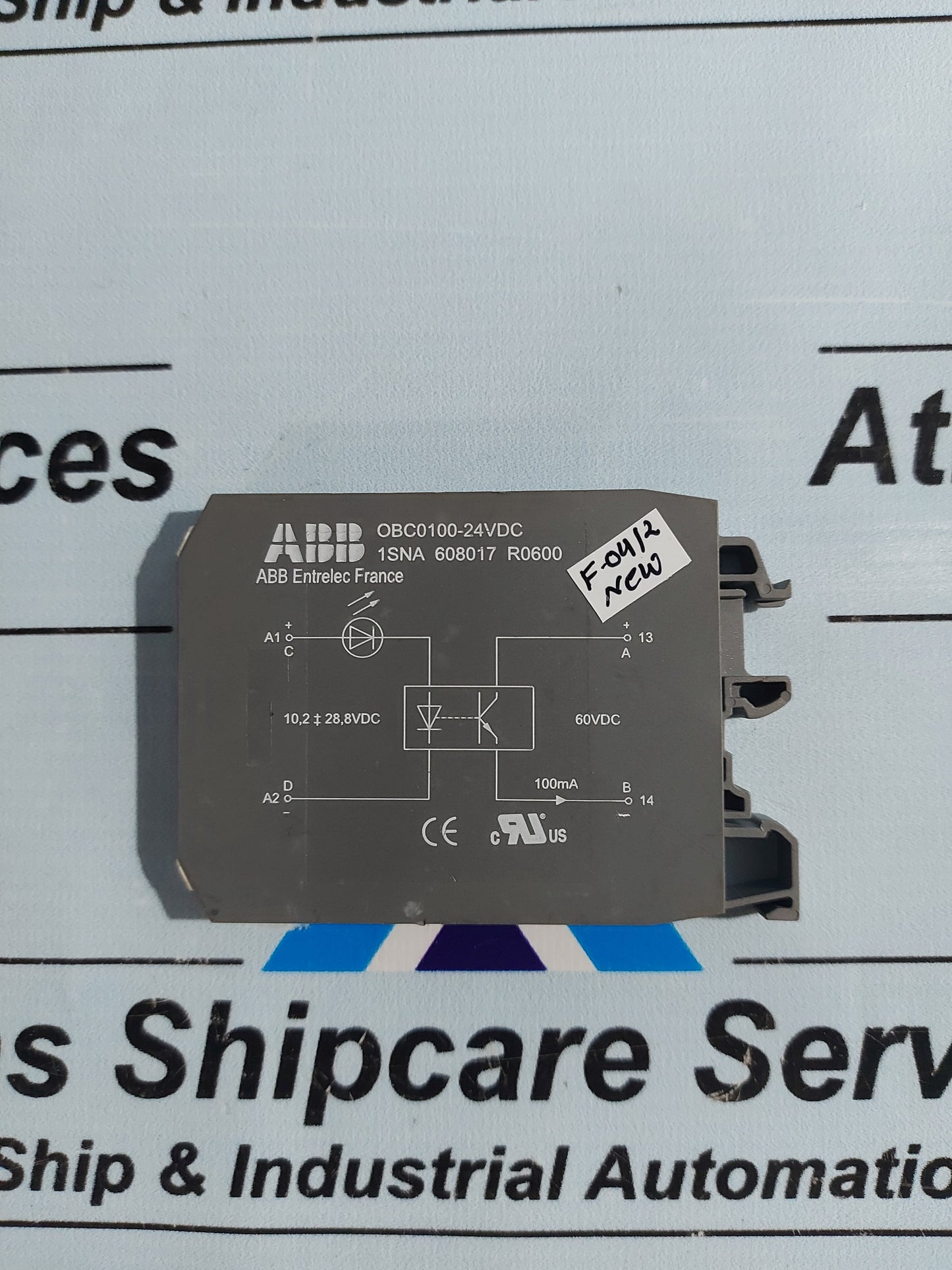 ABB OBC0100-24VDC 1SNA 608017 R0600 INTERFACE MODULE