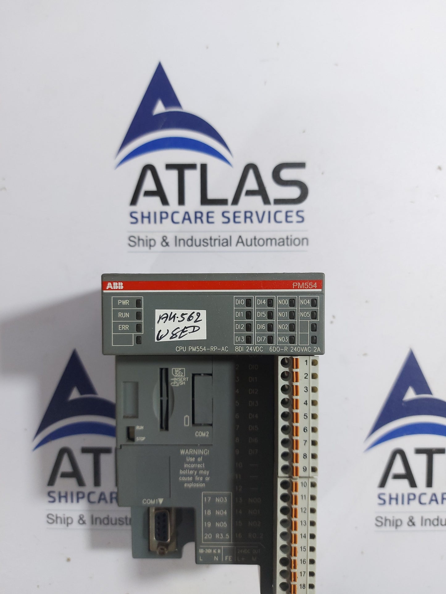 ABB PM554-RP-AC 1SAP120800R0001 CENTRAL PROCESSING UNIT 128kB