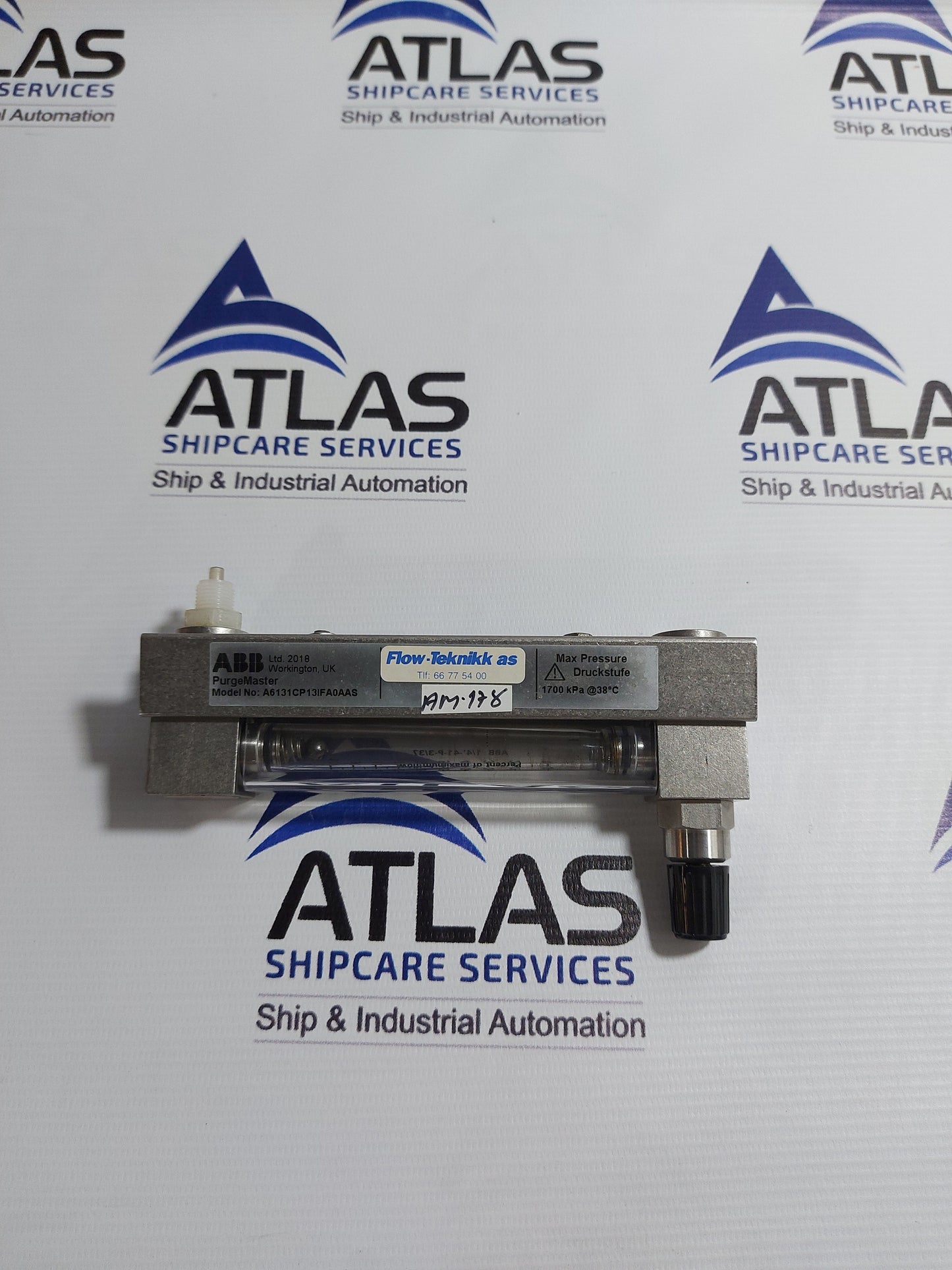 ABB PURGEMASTER A6131CP13IFA0AAS FLOW METER 1700 kPa